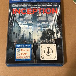 INCEPTION blu-Ray Plus Dvd Plus Digital Copy