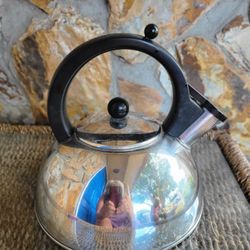 Copco Silver Whistling Kettle