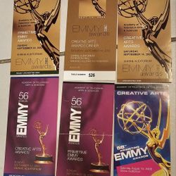 Primetime Emmy Awards & Creative Arts Emmy Awards Parking Passes, 2000 Thr 2006 Collectibles Also actual Tickets To Both Shows 6 Tickets