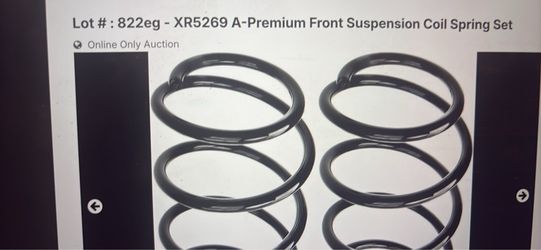 New A-Premium Front Suspension Coil Spring Set (XR5269-UH)