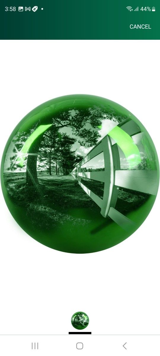 12 inch Stainless Steel Gazing Ball, E-Buying Green Mirror Polished Hollow Seamless Gazing Globe Reflective Garden Sphere Floating Pond Balls for Home