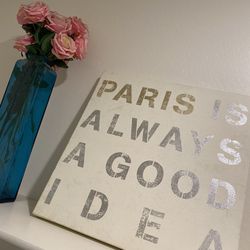 Teal Floor Length Vase 