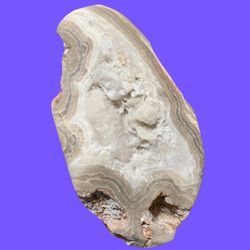 Lace Agate With Crystals. Rocks Gemstones Crystals Minerals