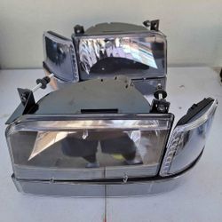 92-96 Ford F150 F250 F350 92-96 Bronco Headlights Luces Micas Calaveras Faros Faroles Focos Headlamps 