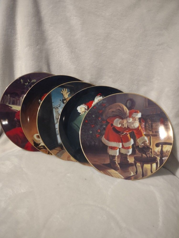 Edwin M. Knowles Cina Company Collector Plates by Tom Browning Limited edition