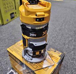 DEWALT 20V MAX XR Cordless Brushless Fixed Base Compact Router (Tool Only)