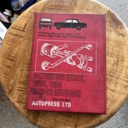 Vintage Datsun 510 Workshop Manual (1968–72)