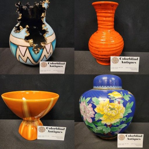 Colorblind Antiques New Vintage And Consignment Items Daily Pyrex Uranium Globes Clothes Art Cameras Lladro Masks Furniture