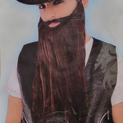 Plush Brown Beard/Moustache Costume
