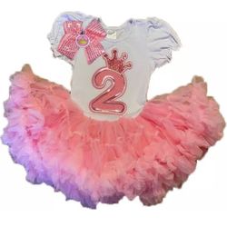 Princess Birthday Party 2nd Tutu Dress Pink