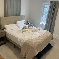 Upholstered Queen Bed Frame