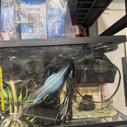 Fish Tank W/ Additional Supplies