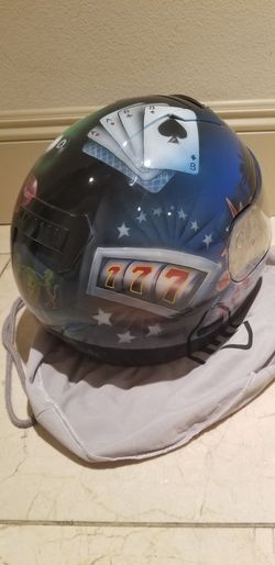 Brand new full custom air brush motorcycle helmet