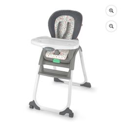 Ingenuity Full Course 6-in-1 High Chair – Unisex, Age Up to 5 Years – Milly