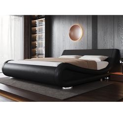 3 Queen Size Sleigh Bed Frame (no Mattress)