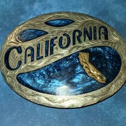 California Golden State Belt Buckle 