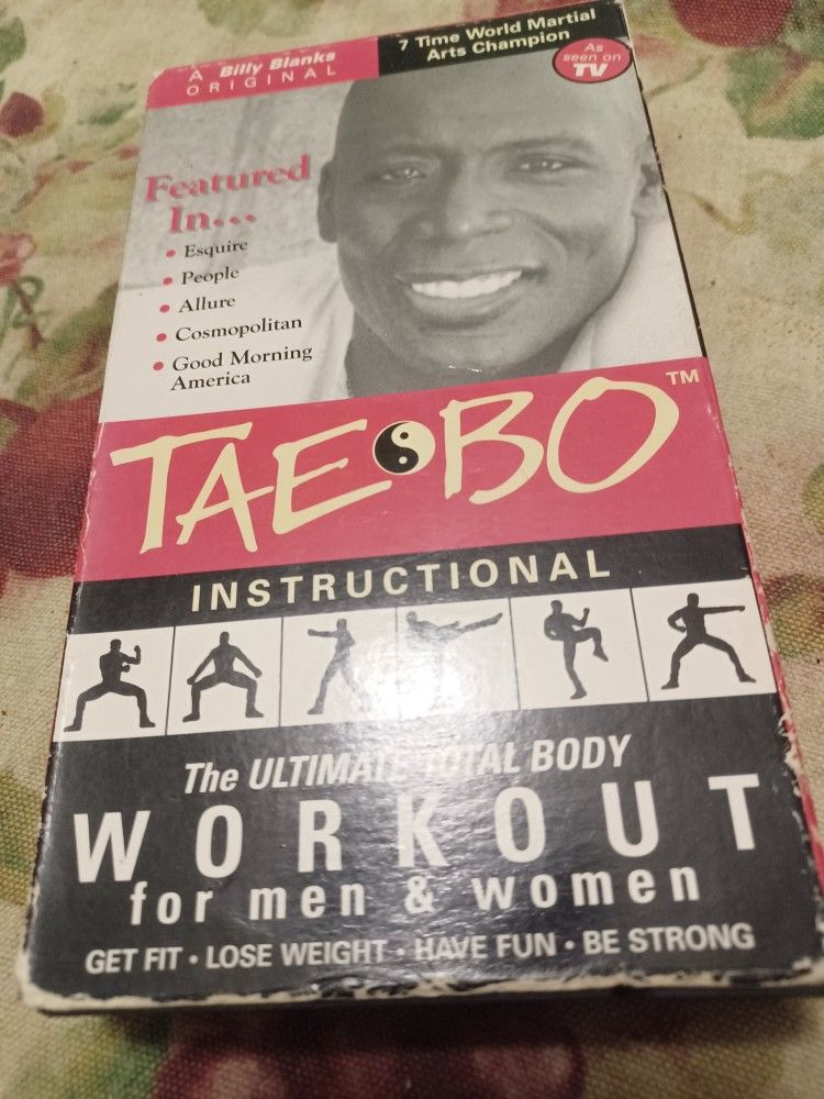 TAEBO INSTRUCTIONAL VHS TAPE 📼 $25 FINAL PRICE SAME DAY SHIPPING 