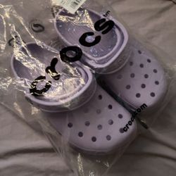 Purple Crocs 