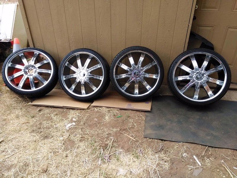22 inch rims 5 lug universal