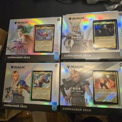 Magic: The Gathering - Final Fantasy Collector’s Edition Commander Deck Bundle - Includes All 4 Surge Foil Decks