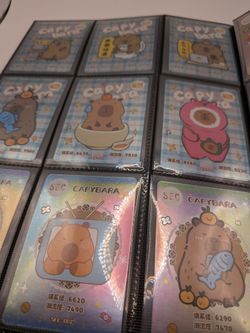 NEW Capybara Eternal Collection Trading Card Set (84 Cards) In Blue Binder
