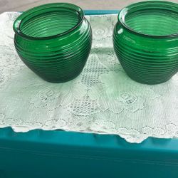Vintage Green Pottery