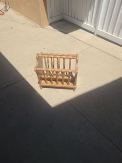 Vintage magazine rack