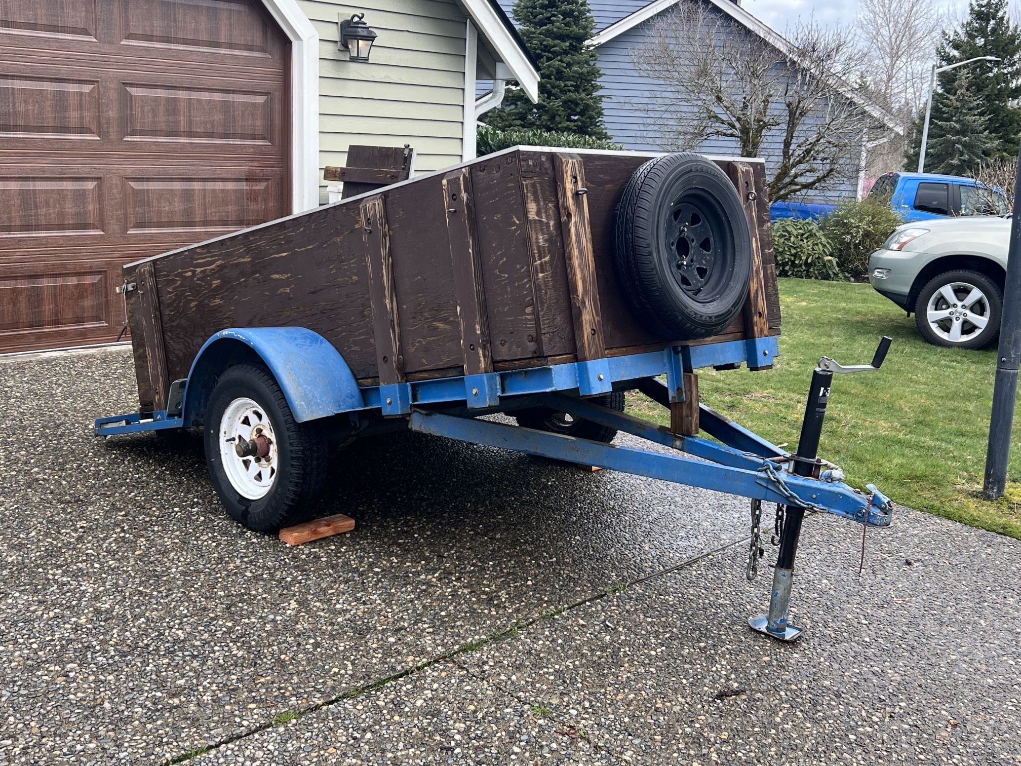Utility Trailer, Hitchman 4x8, Tilt Bed
