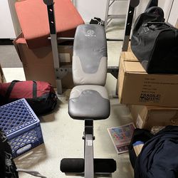 Golds gym XR 7.5 workout weightlifting bench