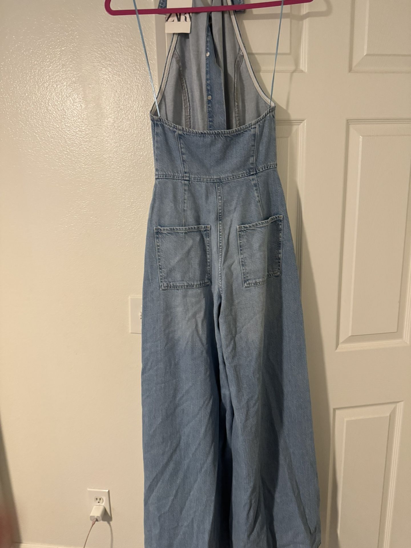 New Zara  Denim Bodysuit