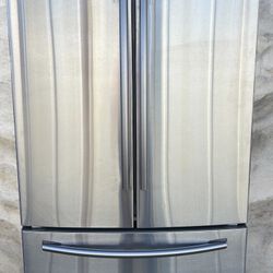 36” SAMSUNG FRENCH DOOR REFRIGERATOR INTERNAL WATER & ICE DISPENSER  “WORKS GREAT”