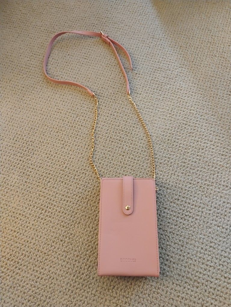 ECOSUSI women's phone crossbody bag/wallet with card slots and RFID protection.