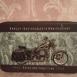 Vintage Harley Davidson Motorcycle Playing Cards