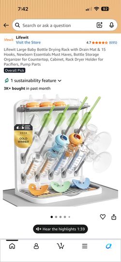 Brand New Lifewit Bottle Drying Rack