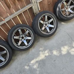 Rims W Tires (READ DESCRIPTION)