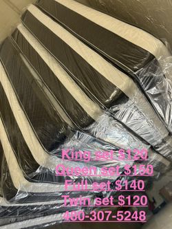 QUEEN BED AND BOX SPRING $140