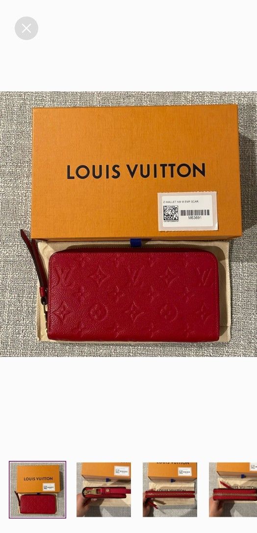 Louis Vuitton Monogram Empreinte Zippy Wallet 