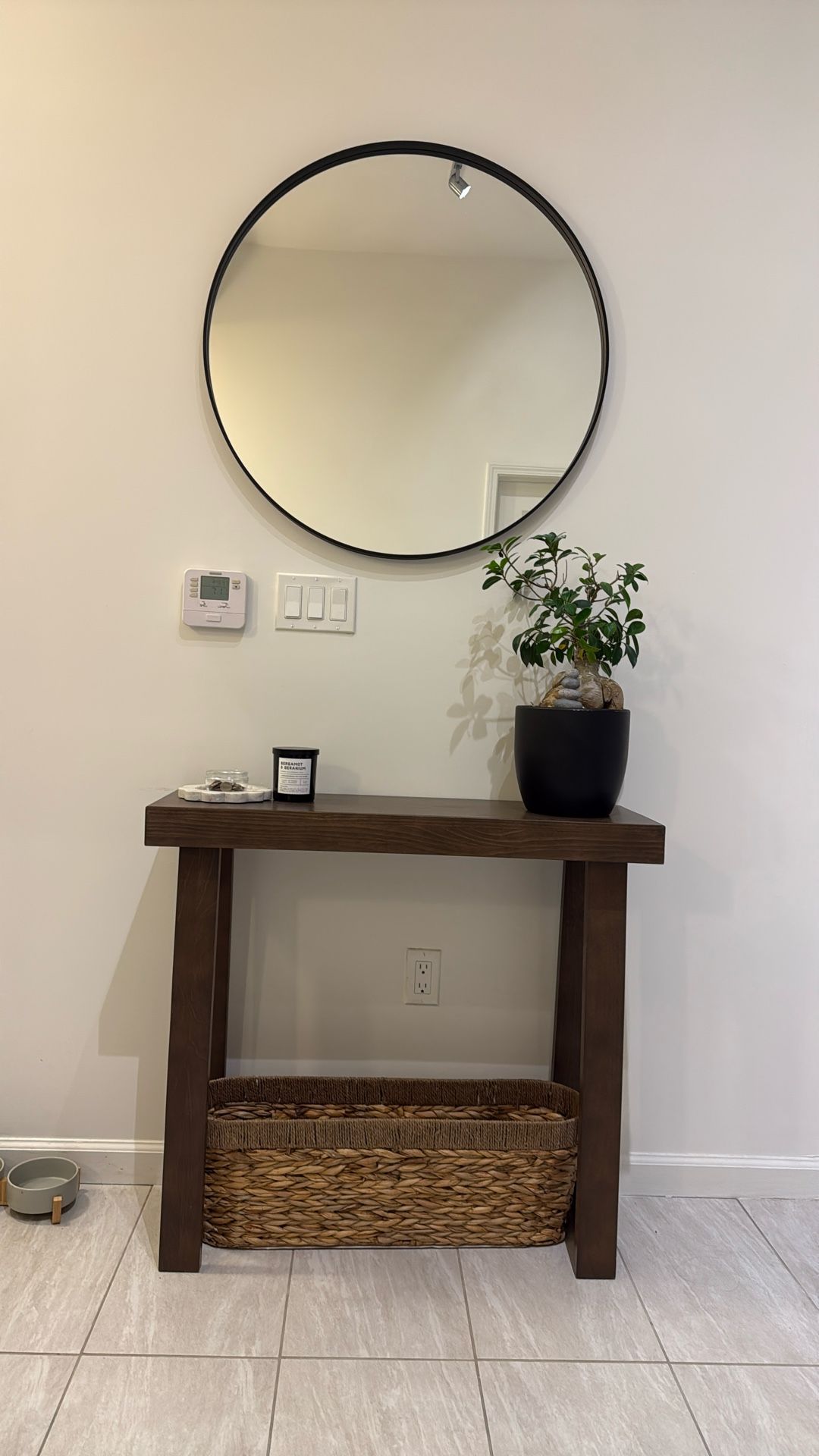 Console & Mirror
