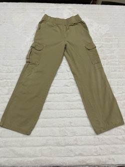 Boys khaki cargo pants size 8