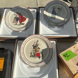 Norman Rockwell- Hallmark Commemorative Plates