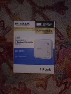 Universal Security 2-in-1 Natural Gas & CO Alarm