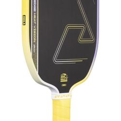 JOOLA Agassi Heat Vision 16mm Pickleball Paddle - New Shape w/Extended Sweet Spot - Textured Carbon Fiber Surface for Spin - SK Film for Less Vibratio
