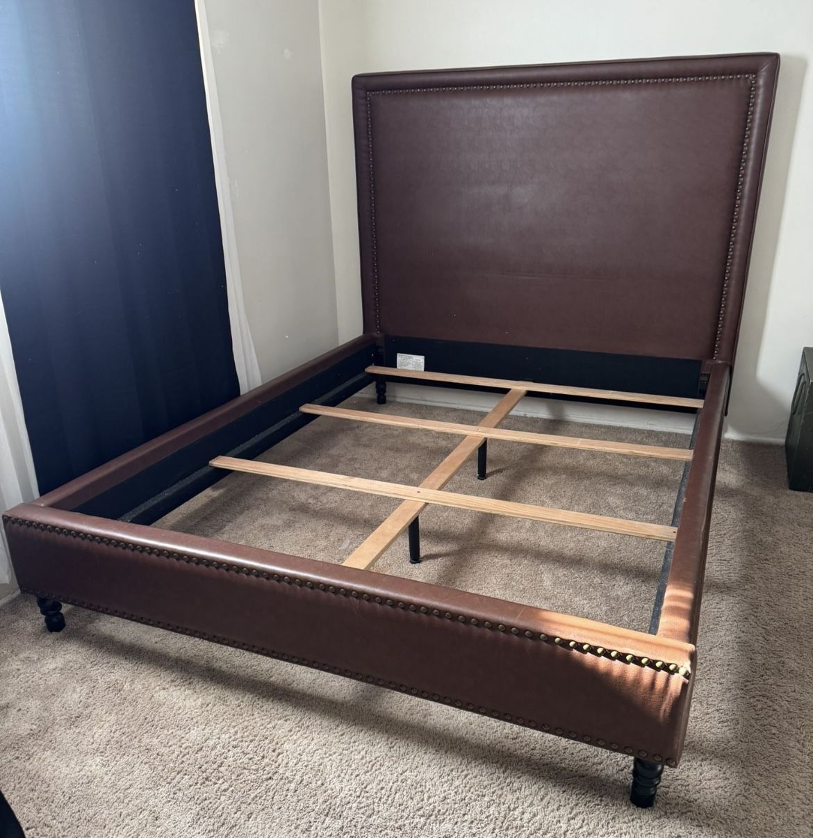 Queen Leather Bed Frame