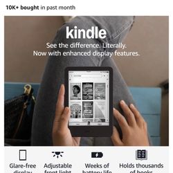 Newest Amazon Kindle Black 16GB With case