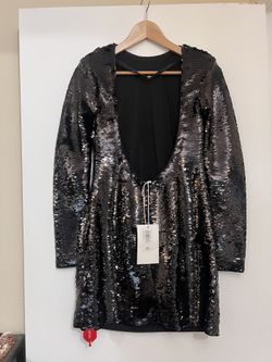 Black Sequin Party Dress - Glam & Sparkle!