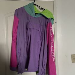 ripndip flo res color block anorak jacket