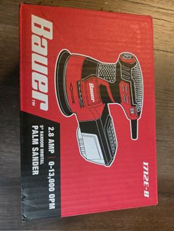 Bauer 5" Random Orbital Palm Sander