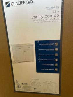 Bathroom vanity of 36 in