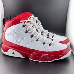 Jordan 9 Retro White Gym Red Sz 13
