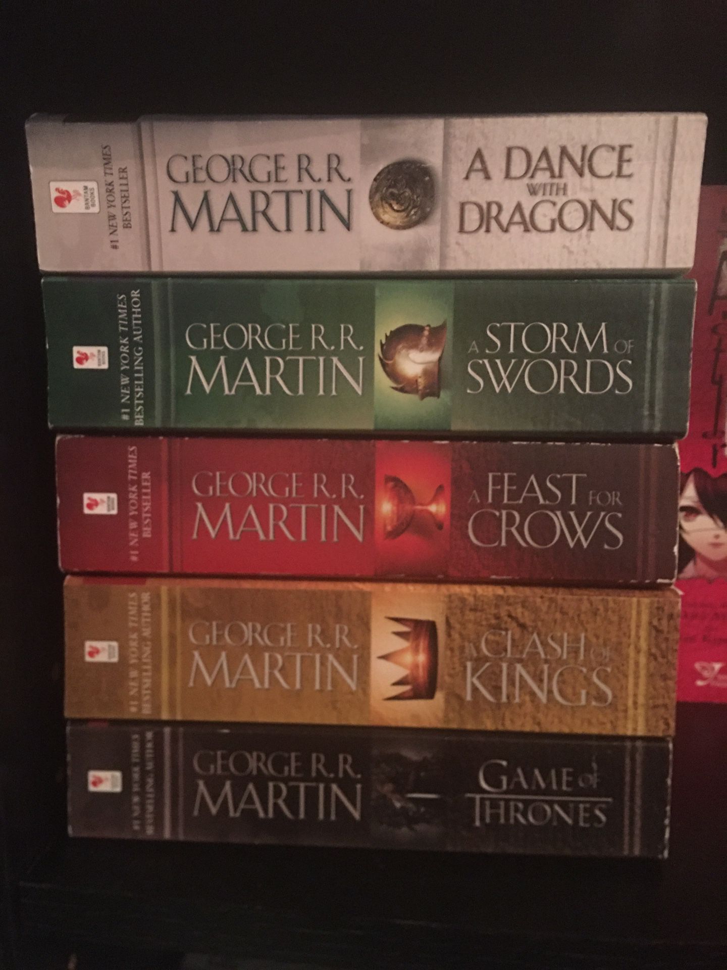 Game Of Thrones Book 1-5